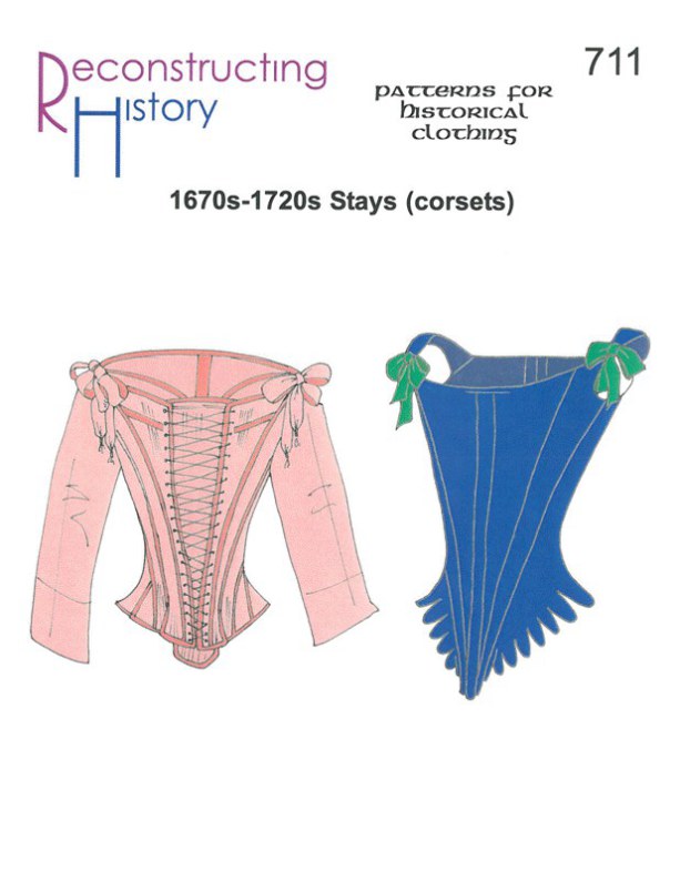 RH1234 — Ladies' 1920s Corset sewing pattern – Reconstructing History