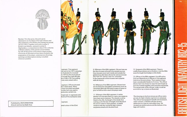 BRITISH LIGHT INFANTRY 1812-15