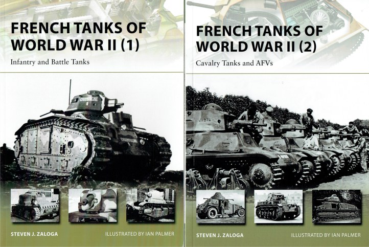 FRENCH TANKS OF WORLD WAR II (1) INFANTRY AND BATTLE TANKS + (2 ...