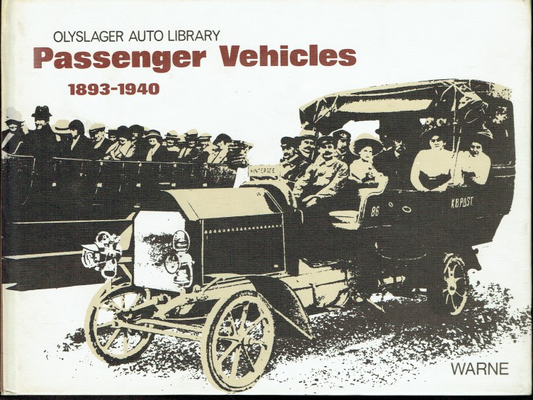 PASSENGER VEHICLES 1893-1940